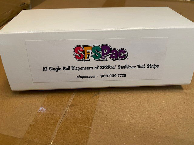 (10 Rolls) Sanitizer Test Strips