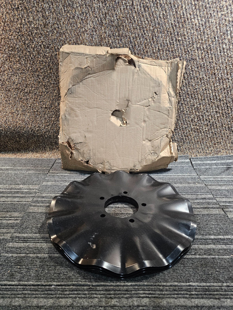 (QTY 3) ETS 104079 Wavy Coulters Blade Replacement Black 16-3/4" Durable