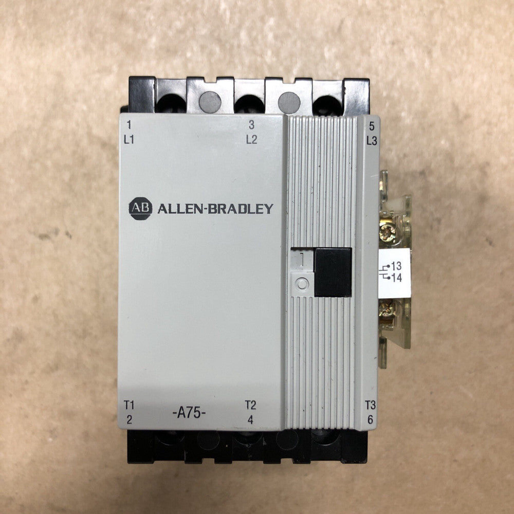 ALLEN BRADLEY 100-A75N-3 SERIES C CONTACTOR 75AMP 3POLE