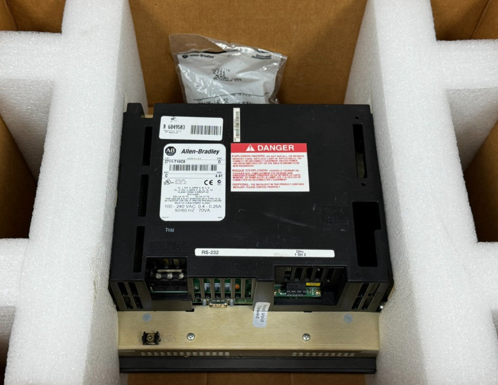 ALLEN BRADLEY 2711-T10C8 PANELVIEW 1000 SER. D REV. C REFURBISHED