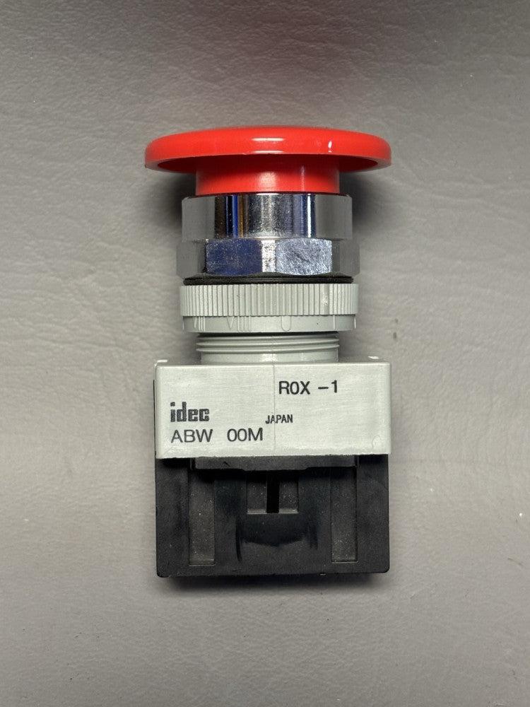 IDEC ABW401-R RED PUSH BUTTON MUSHROOM ABW 00M