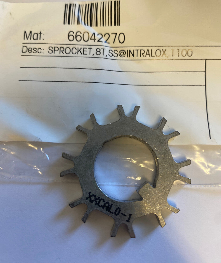 Intralox XXCAL0-1 Sprocket 8-Tooth 1100 66042270