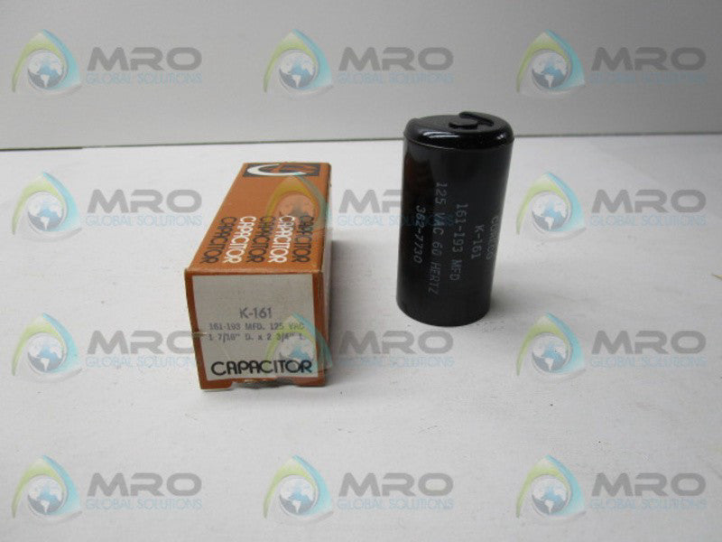 CORECO K-161 CAPACITOR 125V NSMP