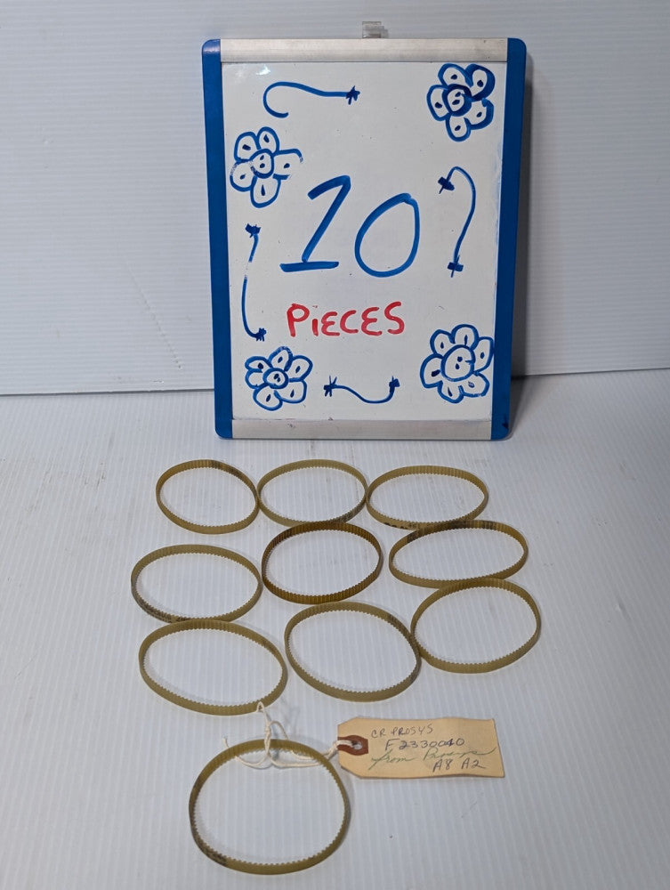 Lot of 10 CR Prosys F233OOoo1O, A8A2, 461 Synchroflex, Alpha Torque Timing Belts