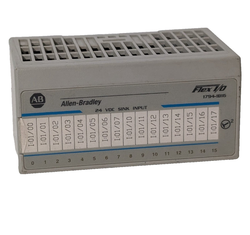Allen-Bradley Flex I/O 1794-1B16 Industrial PLC Sink Module, 96145677, USA Made