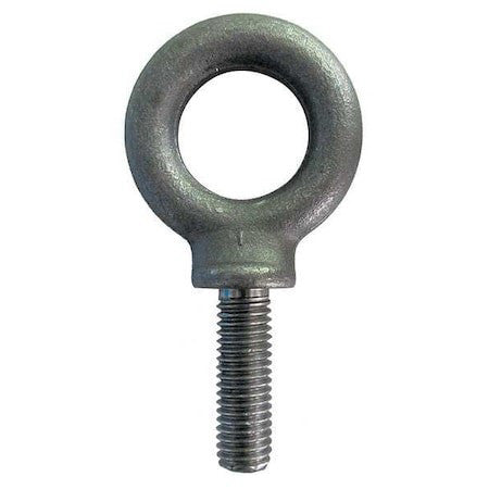 Zoro Select U16000.075.0125 Eye Bolt With Shoulder, 3/4"-10, 1-1/4 In Shank,