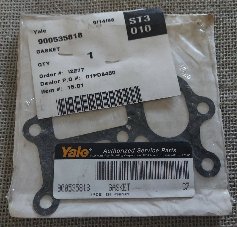 *NEW* YALE FORKLIFT WATER PUMP GASKET. 900535818