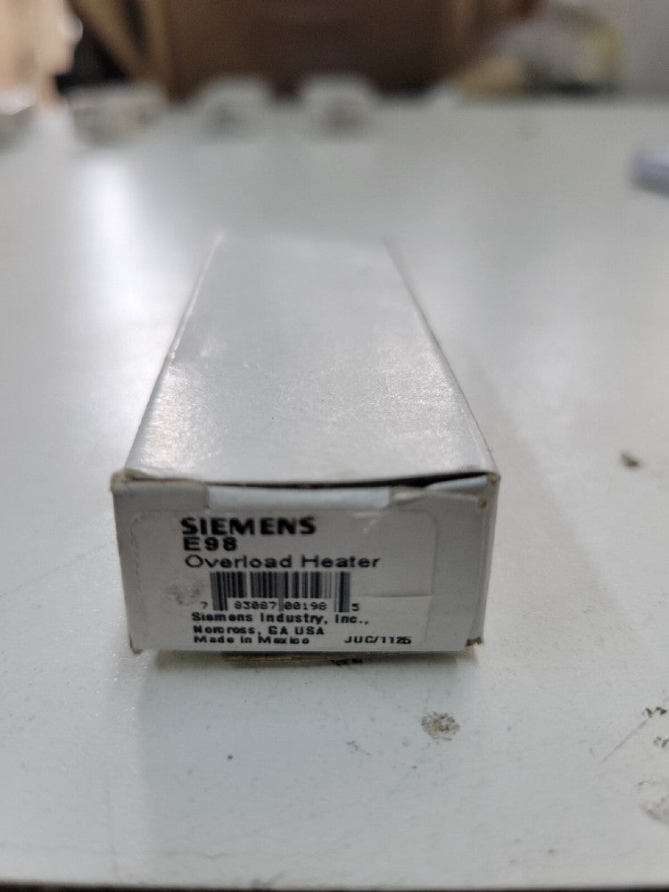 1- SIEMENS E98 Overload Relay Heater 91.6 to 96.7 FLA ~ NEW OLD STOCK