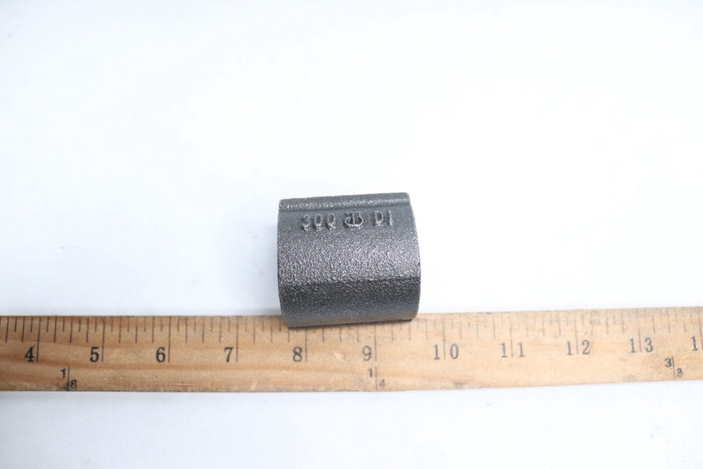(110-Pk) Anvil Straight Coupling Threaded Fitting Black Ductile Iron 1" NPT