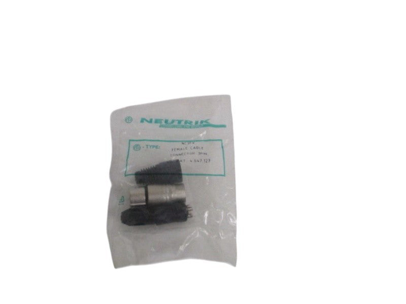NEUTRIK NC3FX FEMALE CABLE CONNECTOR NSMP