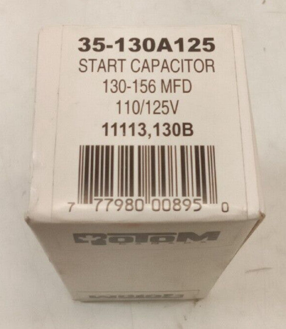 Rotom Canada 35-130A125 110/125V Start Capacitor