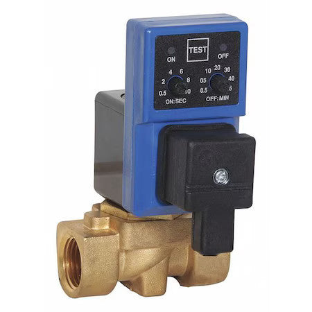 Intech Tdv50-10 Auto Drain Valve,115V,1/2",38 Gpm