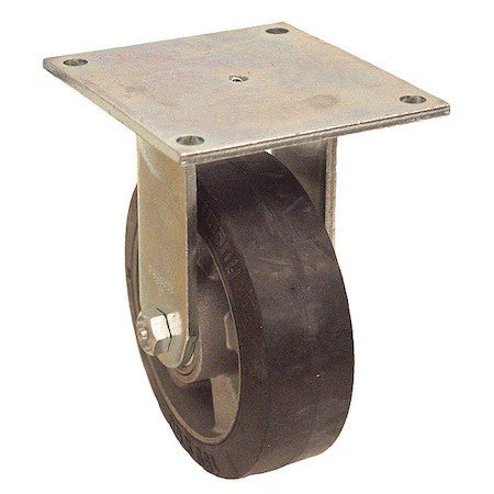 Zoro Select P21r-Alev 127K-15 Plate Caster,550 Lb. Load Rating