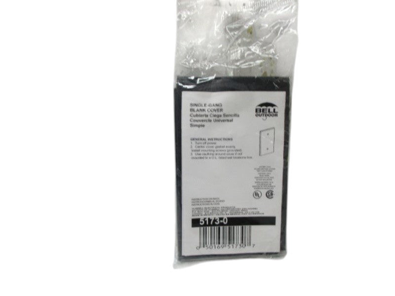 HUBBEL 5173-0 SINGLE GANG COVER NSNP INB ORIGINAL PACKAGE