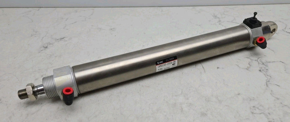 Smc CBM2C40-250A-HN Pneumatic Cylinder End Lock 40mm Bore 250mm Stroke 145 Psi