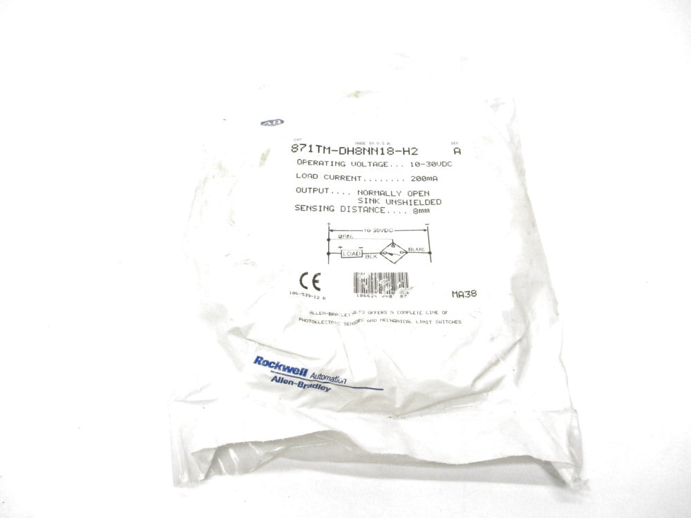 ALLEN BRADLEY 871TM-DH8NN18-H2 SER. A NSMP