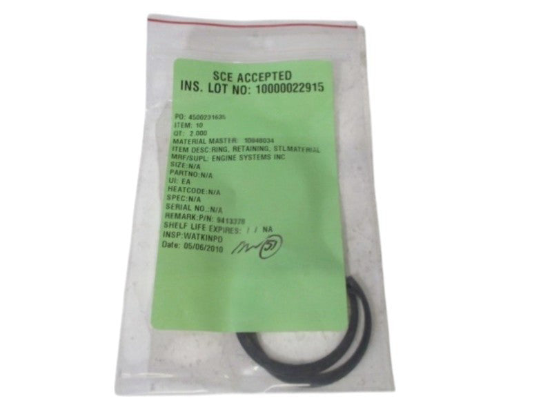 LOT OF 2 ENGINE SYSTEMS INC. 10048034 RING NSNP IN A BAG