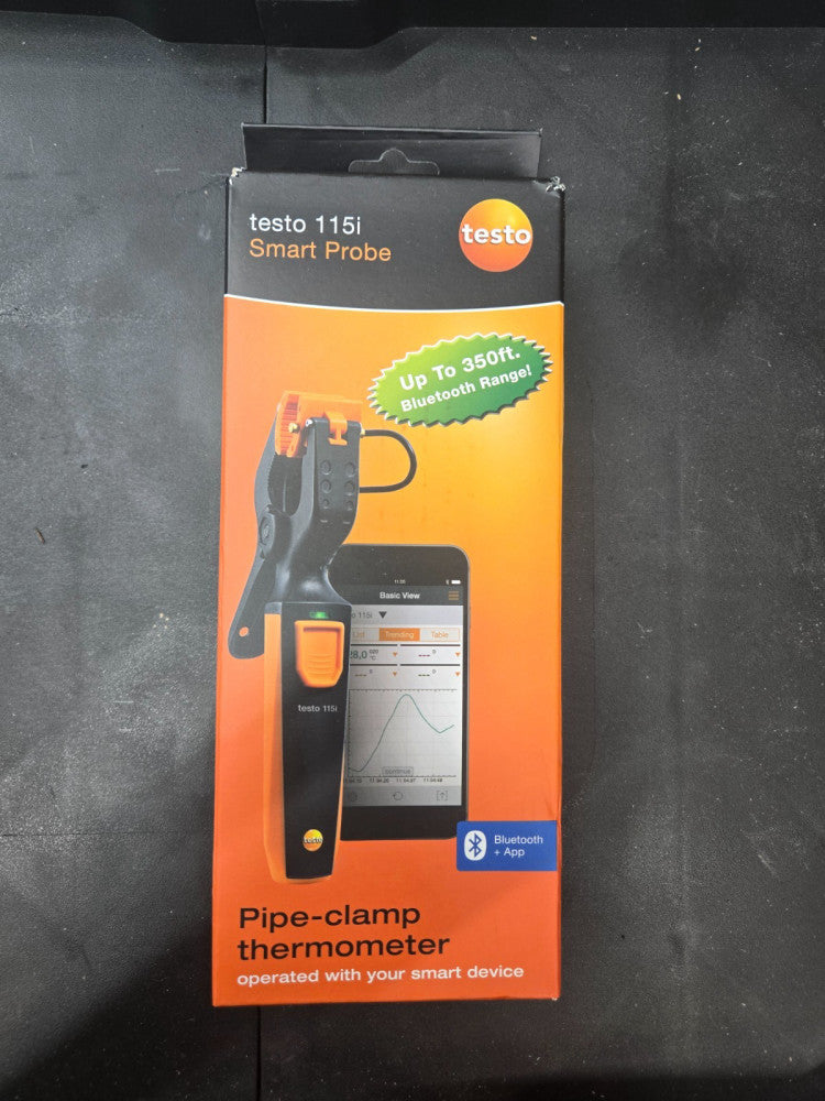 Testo 0560 2115 03 115i Wireless Probe Pipe-Clamp Thermometer