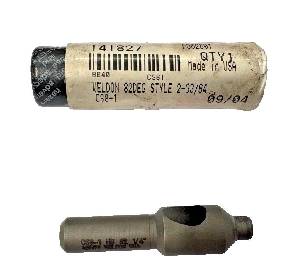 WELDON CS8-1 DEBURRING TOOL, STYLE 2 , 33/64"