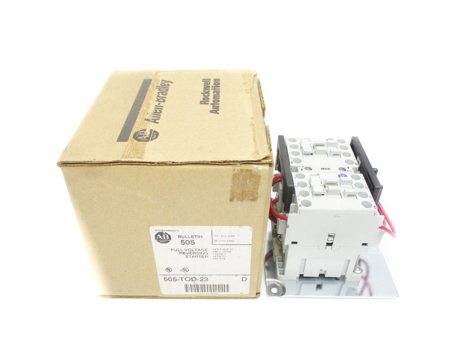 ALLEN BRADLEY 505-TOD-23 SER. D 110/115-120V 9A (BR/WH) NSMP