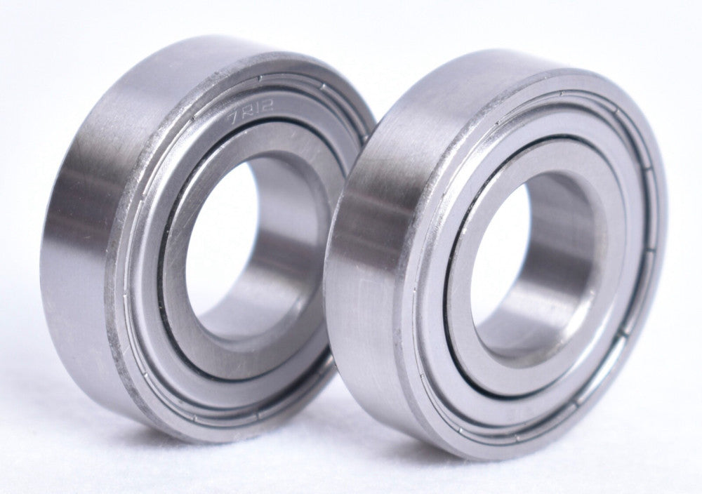 2 Count Double Shielded Steel Ball Bearings 7R12