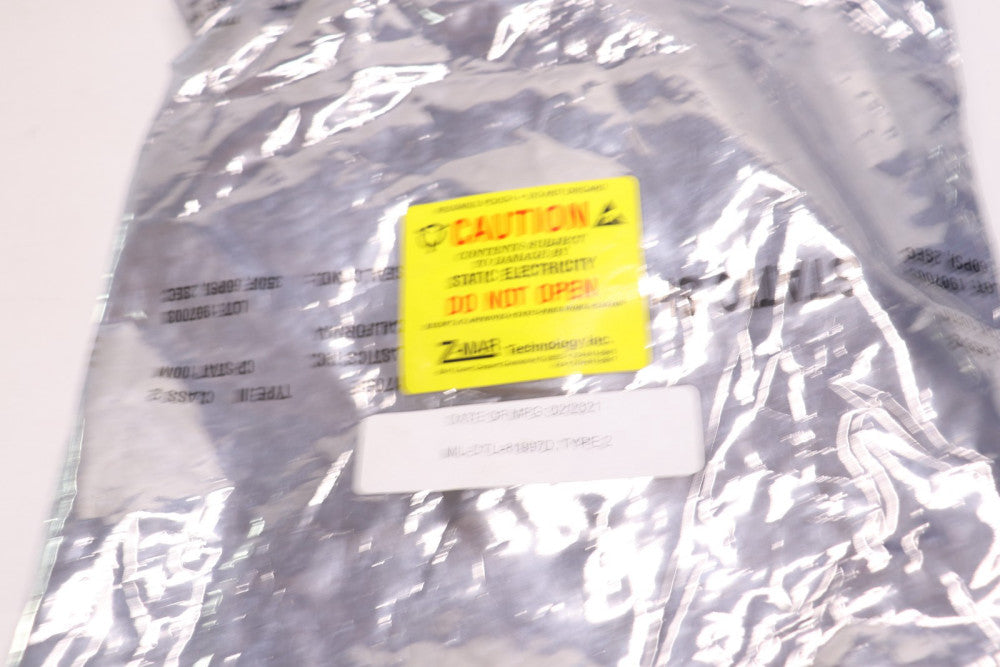 Type I Static Shield Zip Close Cushion Pouch 8" X 12" MIL-DTL-81997D