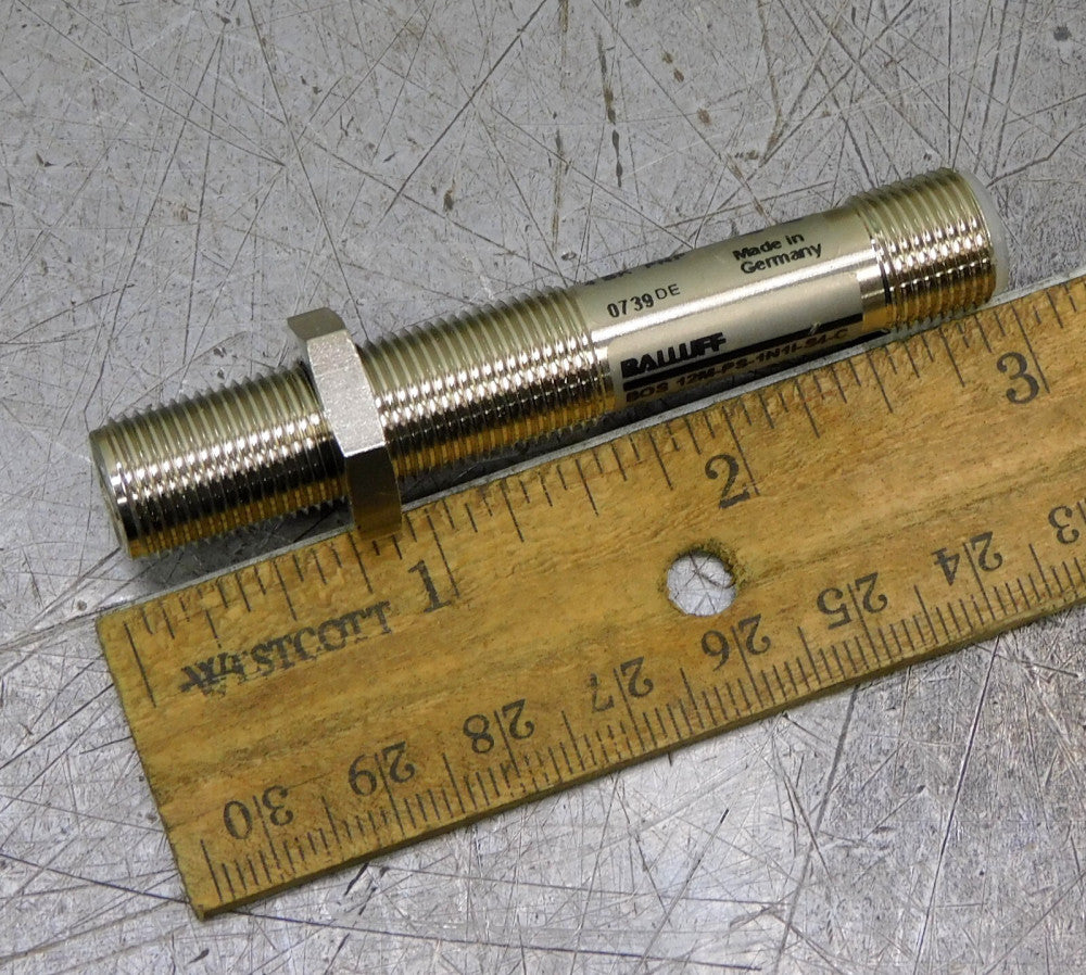 Balluff 12M-PS-1N1I-S4-C Photoelectric Diffuse Sensor 30V DC 100mA 24mm