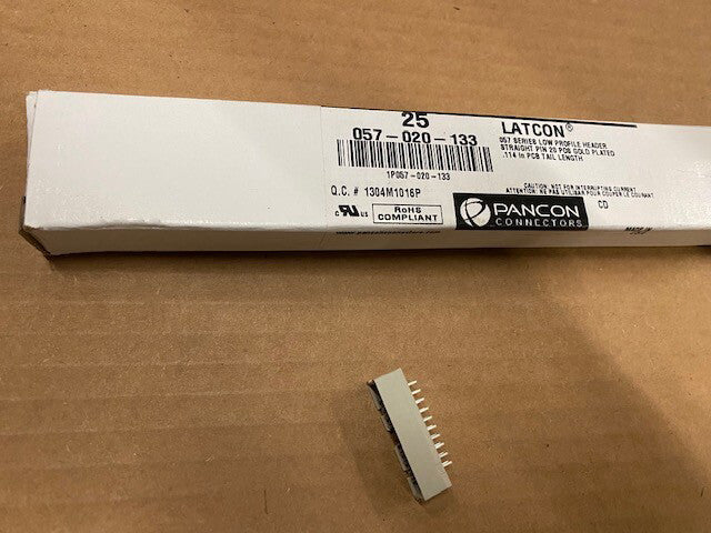 (25 Pack) Pancon 057-020-133 Latcon Low Profile Header 20 Pin POS Gold Plated