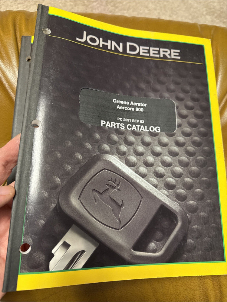 John Deere Aercore 800 Aerator Parts Catalog Pc2591