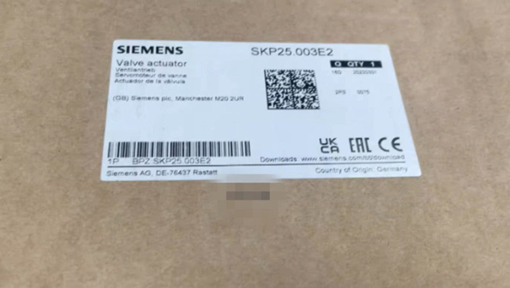 One Brand New SKP25.003E2 Siemens Actuators for Gas Valves /burner