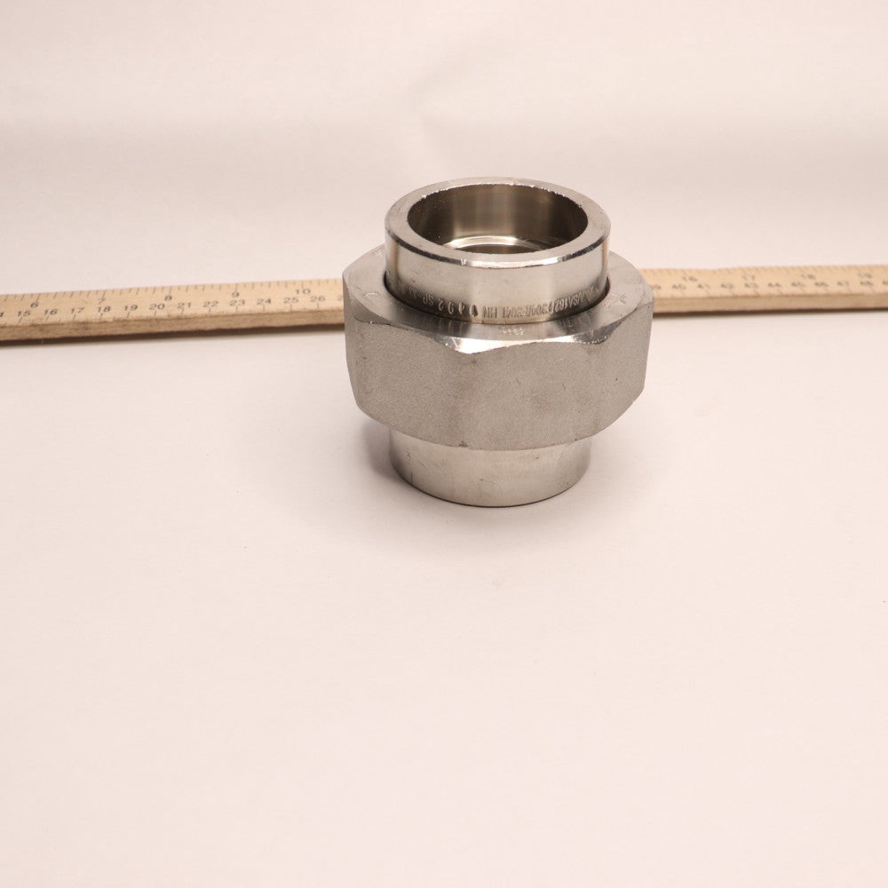 Union 3M 304 Stainless Steel Female x Female 1-1/2" x 1-1/2"