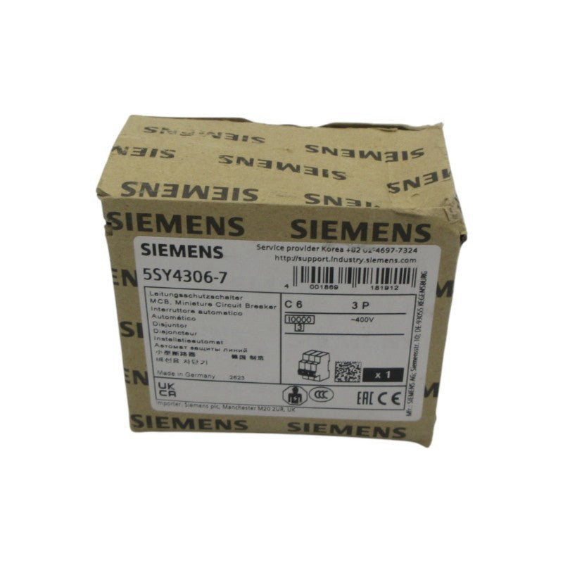 SIEMENS 5SY4306-7 400V 6A NSMP