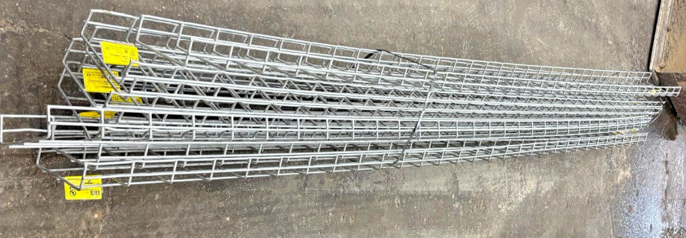 COOPER B-LINE CABLE TRAY LOT OF 10 FT2X6X10 ELG FIBER DUCT 2"X6" LENGTH 3 METERS
