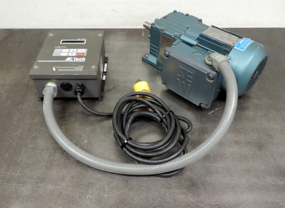 Sew Eurodrive DFT71C4 Gear Motor 230YY/460Y 1720 RPM & M1103SC AC Inverter Drive