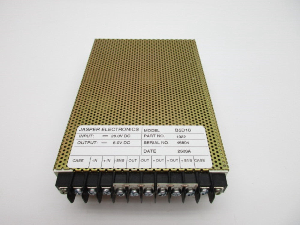 JASPER ELECTRONICS B5D10 1322 NSNP
