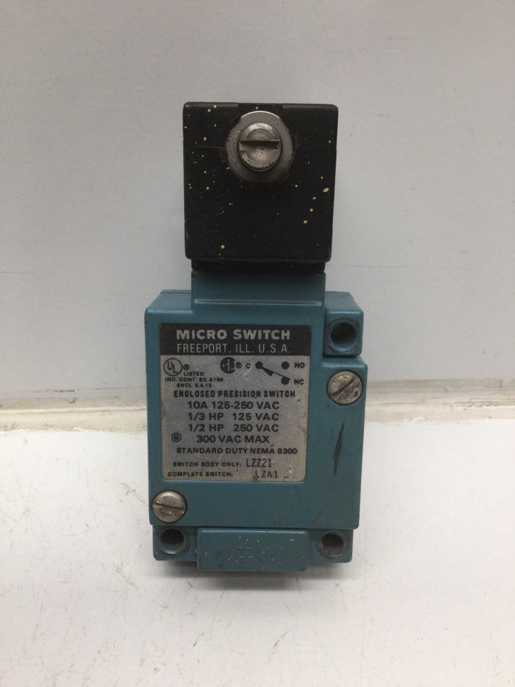 MICRO SWITCH LZA1 Enclosed Precision Limit Switch 10A 125-250VAC