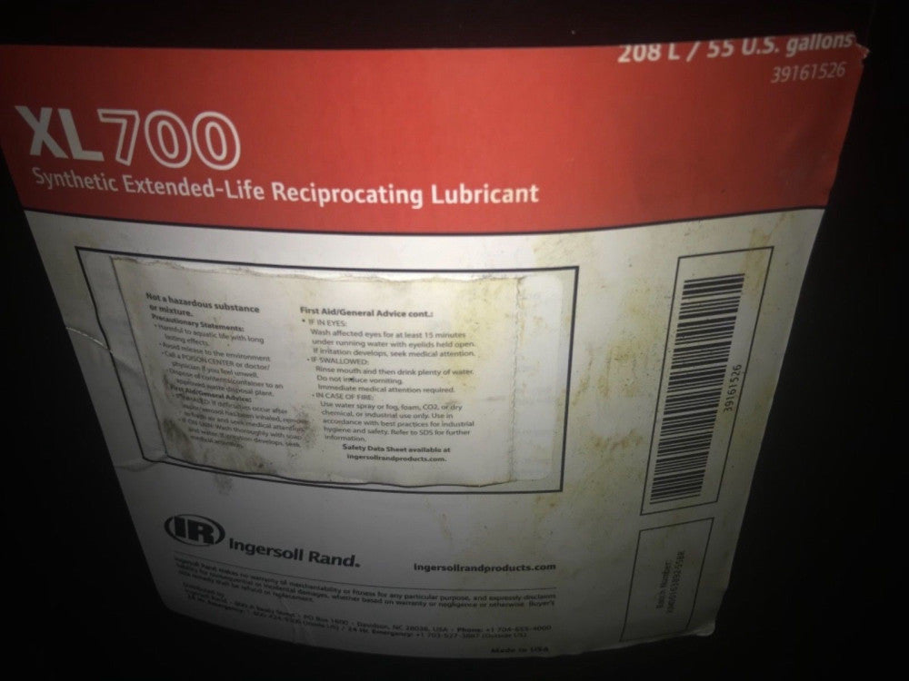 NEW GENUINE OEM Ingersoll Rand Lubricant, XL-700, 55 Gallon,