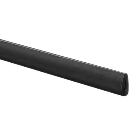 Zoro Select Ztrim-60 Rubber Edging, Neoprene, 100 Ft Length, Non-Adhesive