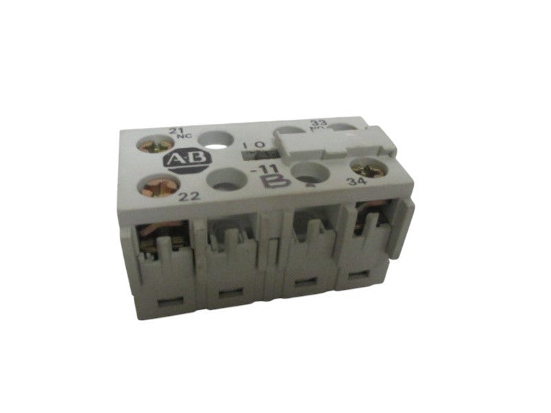 ALLEN BRADLEY 195-MB11 SER. A AUXILIARY CONTACT ADDER DECK UNMP