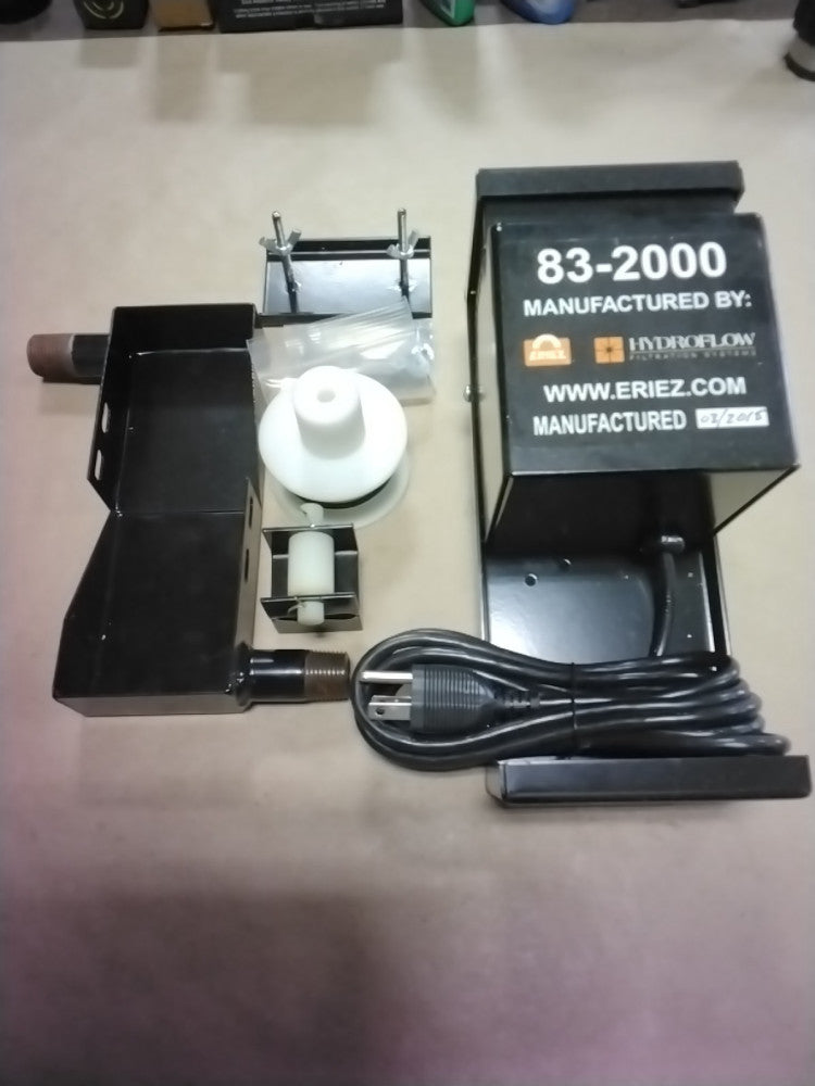 ERIEZ 83-2000 Hydroflow Belt Oil Skimmer, 3" Reach x 1" Wide Belt, 110V