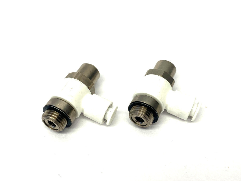 SMC AS2201F-G02-06W2D Flame Resistant Flow Control Valve LOT OF 2