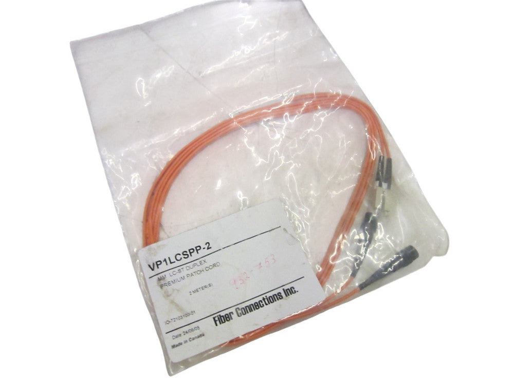 FIBER CONNECTIONS INC VP1LCSPP-2 DUPLEX CLIP 2METER CORD NSNP IN FACTORY BAG