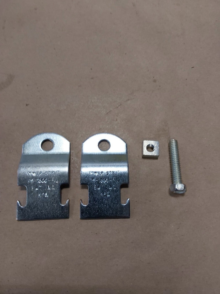 100 QTY Grinnell Power Strut PS 1300 3/4 AS EG Universal Pipe Clamp For 3/4” EMT