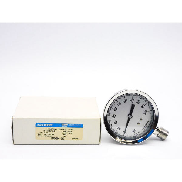 ASHCROFT 351009SW04L30IMV&100# 100PSI NSMP