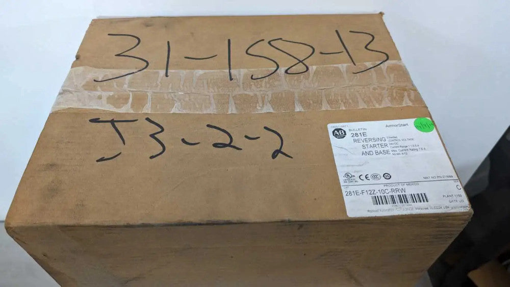 Allen-Bradley 281E-F12Z-10C-RRW Reversing Starter and Base Ser C 24VDC ArmorStar