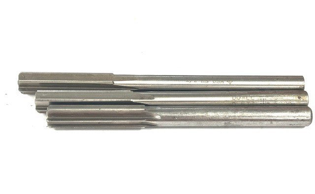 ASSORTED LENGTH LOT OF 3 .5000 REAMERS