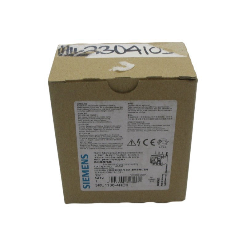 SIEMENS 3RU1136-4HD0 40-50A NSMP