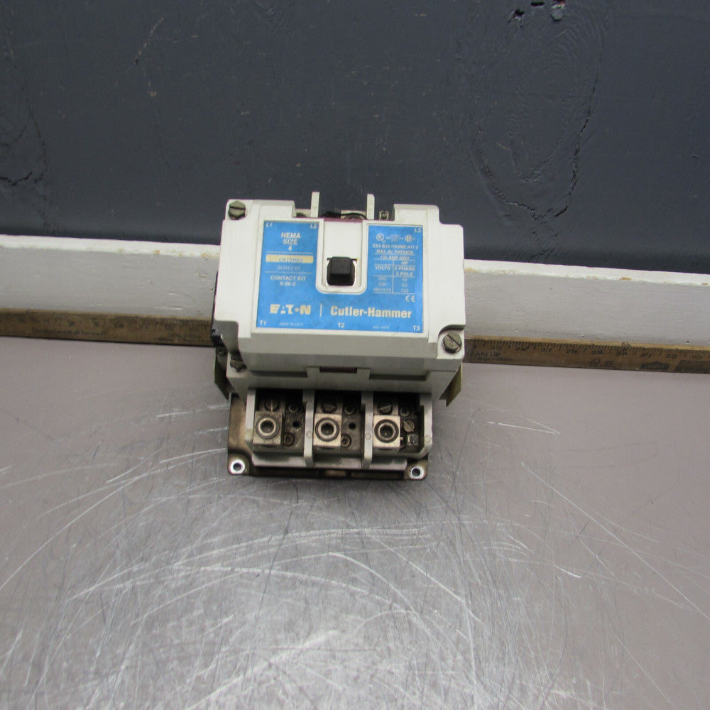 EATON / CUTLER-HAMMER CN15NN3 , SZ 4 CONTACTOR ,120 COIL, TAKEOUT! MAKE OFFER!