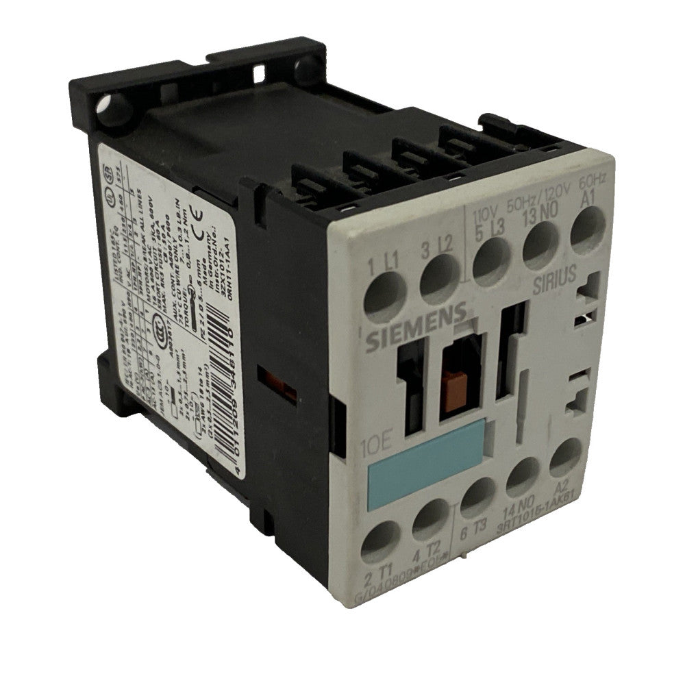 Siemens 3RT1015-1AK61 Contactor AC-3 7A