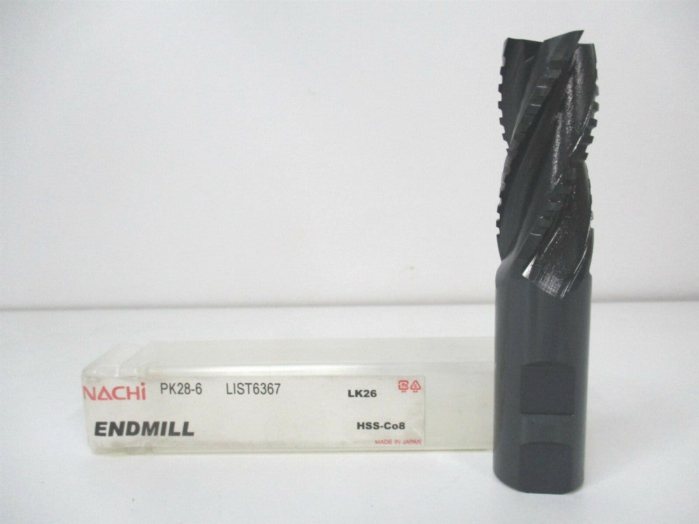 Nachi (L6367) 7/8" x 1-7/8" x 7/8" X 4-1/8" HSCo8 4F Roughing/Finishing End Mill